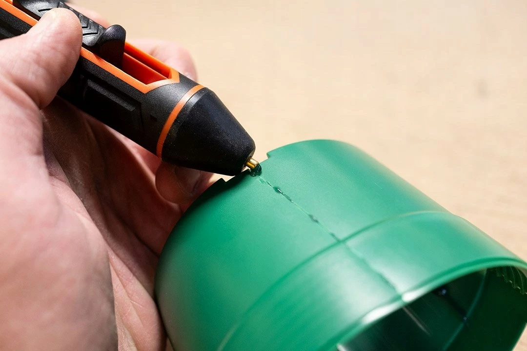 Stilolaps ngjitësi i nxehtë Neo Tools 17-085, bateri 2000 mAh, për shufra 8 mm, USB, set 10 shufra, portokalli/zi