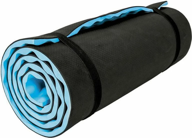 Tapet për ushtrime Spokey, unisex, zi/kaltër