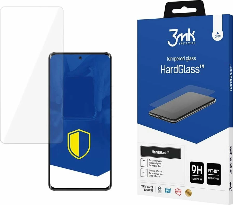 Xham i kalitur 3MK HardGlass për Samsung Galaxy A55 5G, 9H, 0.3 mm, 1 copë