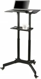 Tavolinë pune për laptop/projektor ART STO S-10B, e zezë