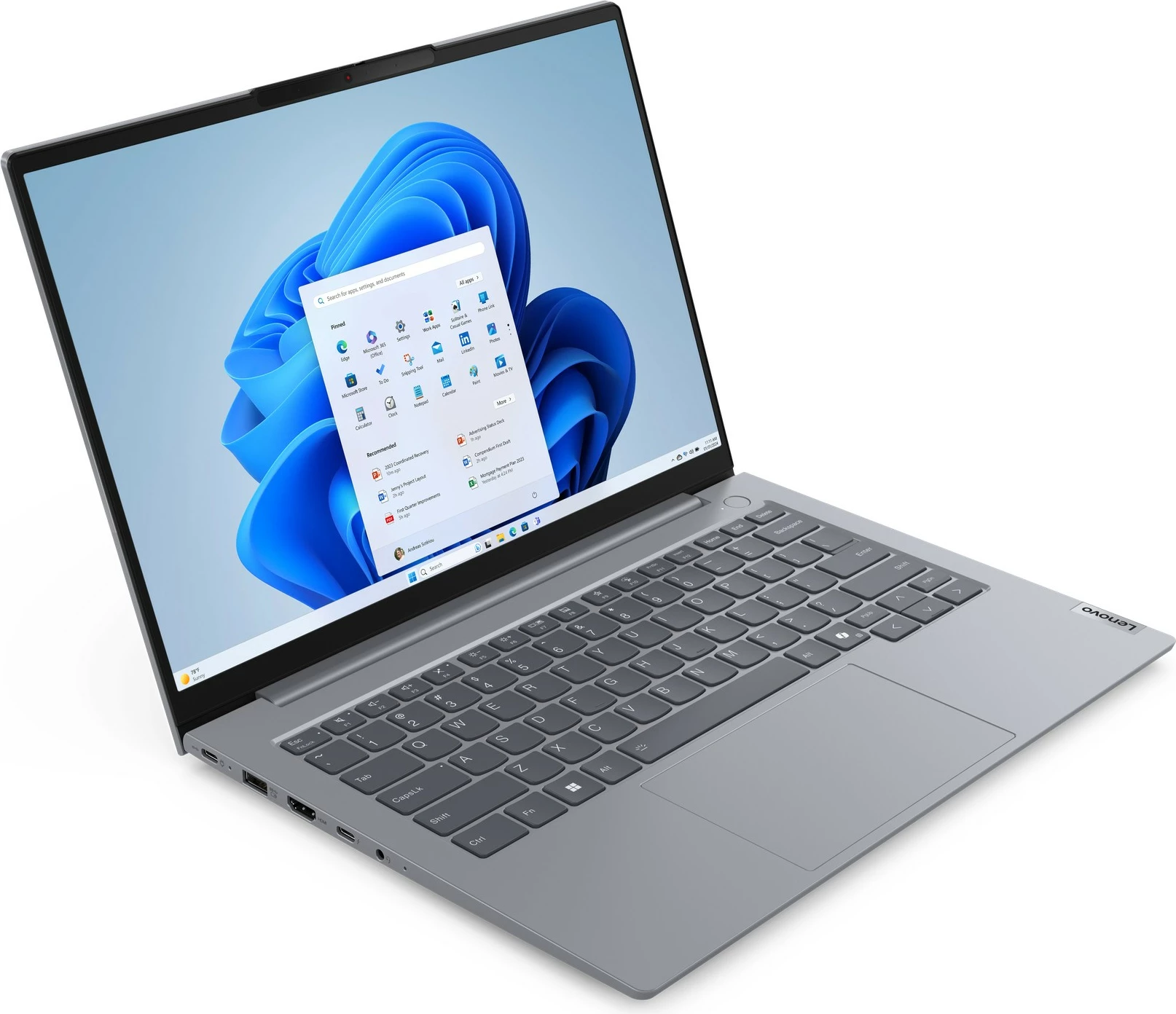 Laptop Lenovo ThinkBook 14 G7 IML, Intel Core Ultra 7, 32 GB RAM, 1 TB, Arctic Grey