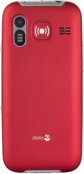Celular Doro Primo 368, Bar, Single SIM, 5.84 cm (2.3"), 3 MP, 1000 mAh, Zi, Kuq