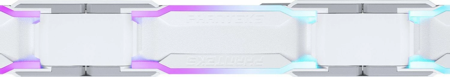 Ventilator kasë PC Phanteks D30-120 D-RGB PWM 120mm 30mm Reverse i bardhë, set 3 copë