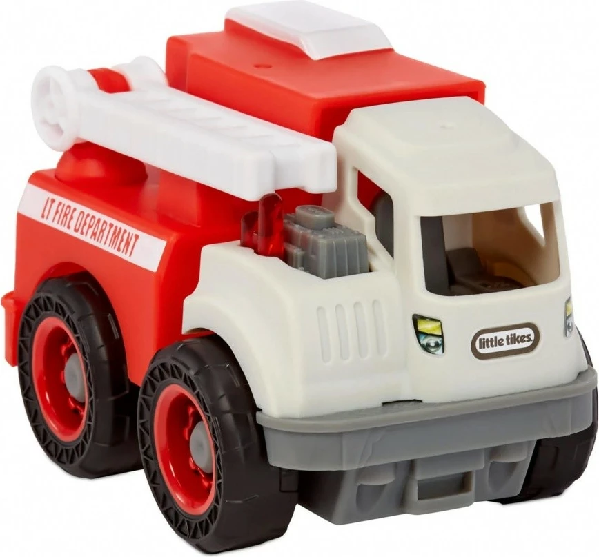 Kamion zjarrfikës lodër Little Tikes Dirt Digger Minis, plastikë, kuq/bardh/gri