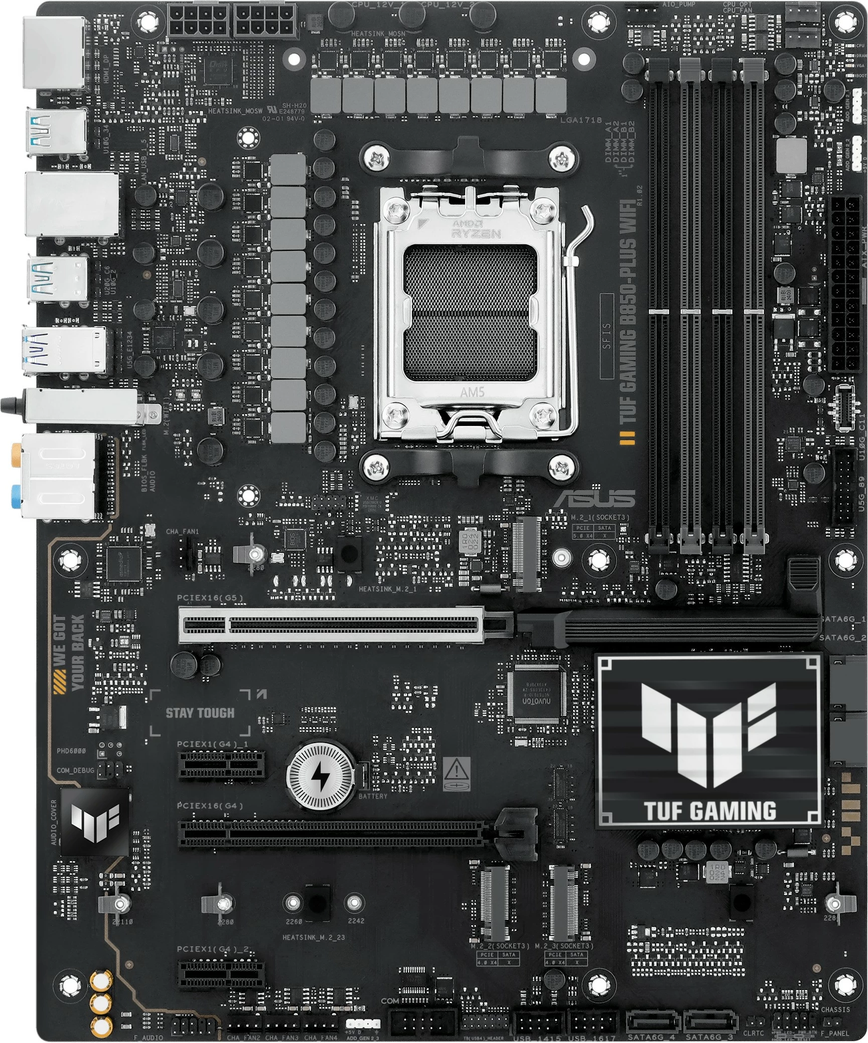 Pllakë amë ASUS TUF B850-PLUS WIFI, AM5