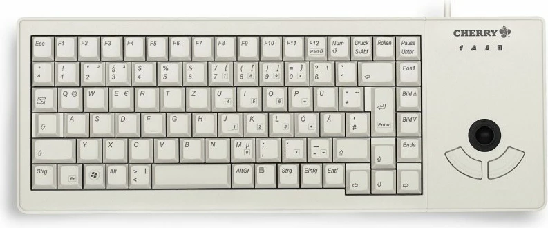 Tastierë Cherry XS Trackball, Full-size, USB, Gri