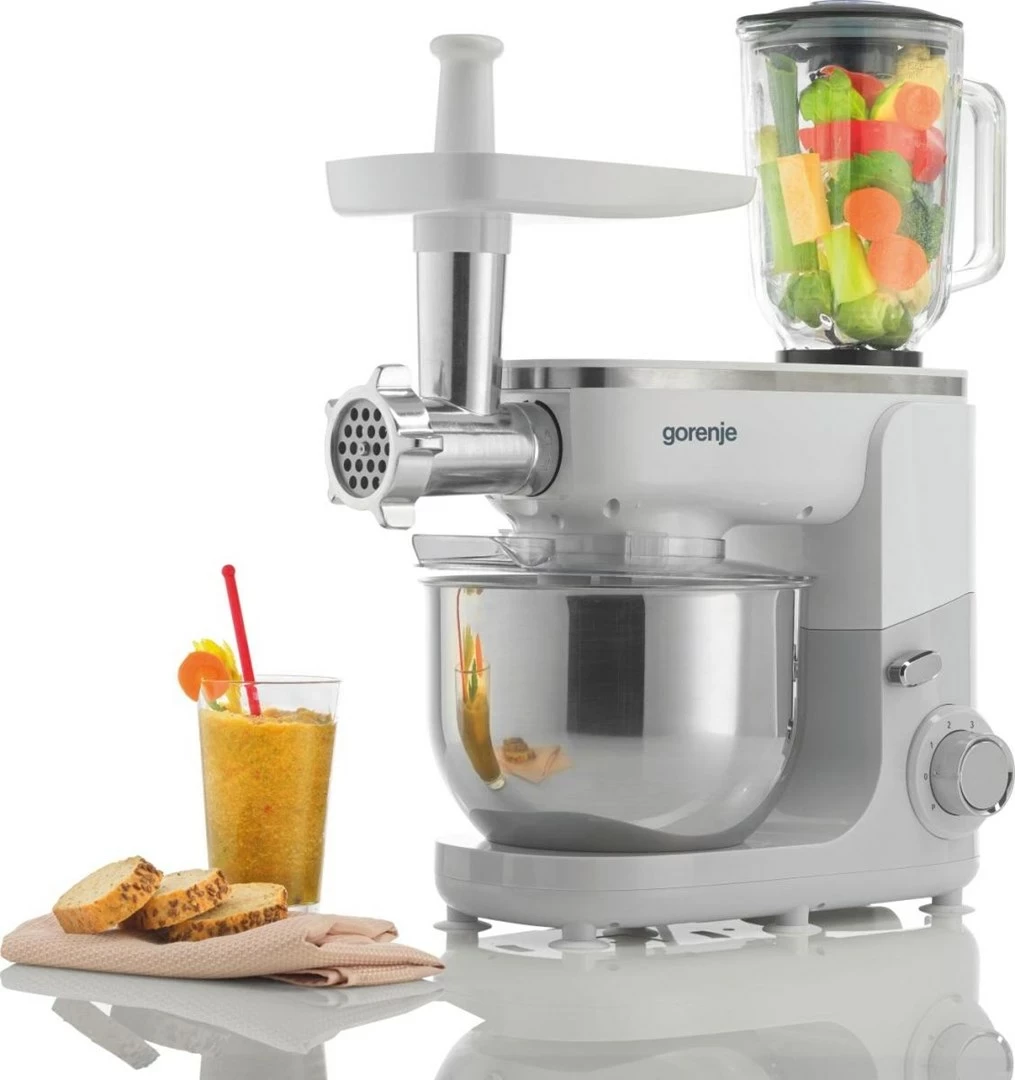 Robot planetar Gorenje MMC1005W, 1000 W, 4.8 L, Bardhë