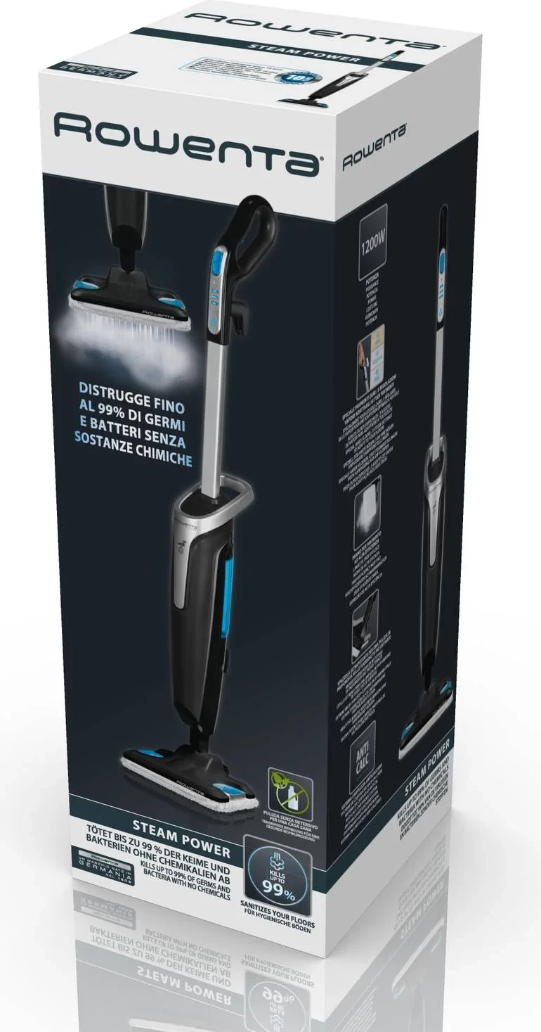 Pastrues me avull, Rowenta, Steam Power RY6555WH, 1200W, depozitë 0.6L