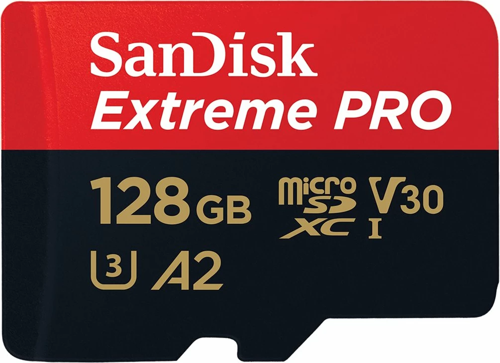 Kartelë memorie SanDisk Extreme PRO 128GB microSDXC, me adapter