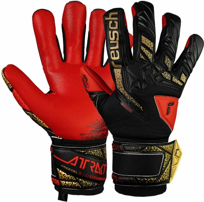 Dorëza portieri Reusch për meshkuj, të zeza dhe të kuqe