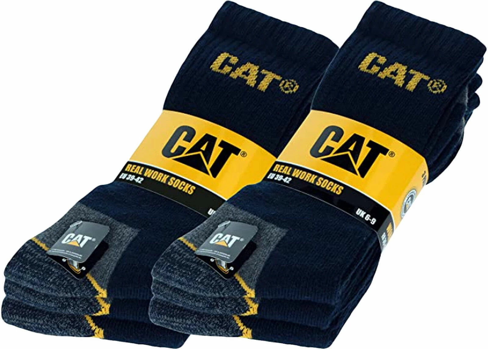 Çorape pune CAT DYP598 41-45, 3 palë, blu