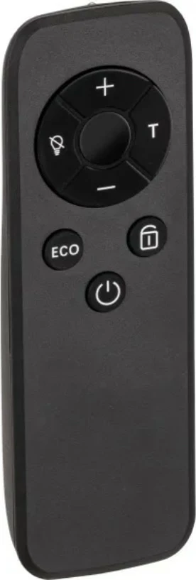 ngrohës panelor me infra të kuqe prej xhami, MPM MUG-23, 600W, Wi‑Fi Tuya, telekomandë, ekran LED, montim në mur ose me këmbë, e zezë