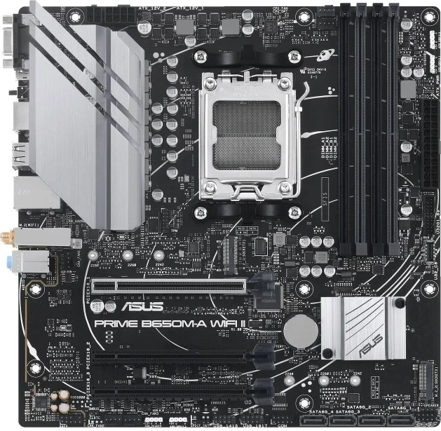 Pllakë amë ASUS PRIME B650M-A WIFI II, AMD B650, Socket AM5, micro ATX
