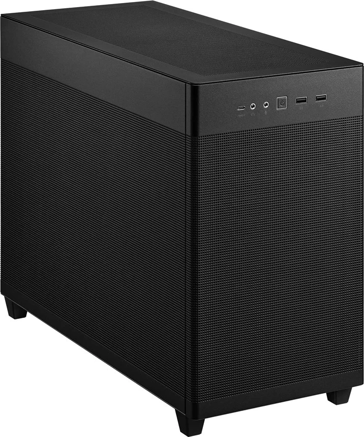 Kasë ASUS AP201 PRIME TG Mini Tower e Zezë