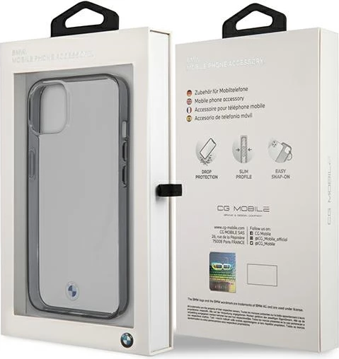 Mbështjellës BMW Signature Collection për iPhone 13 mini 5.4", transparent