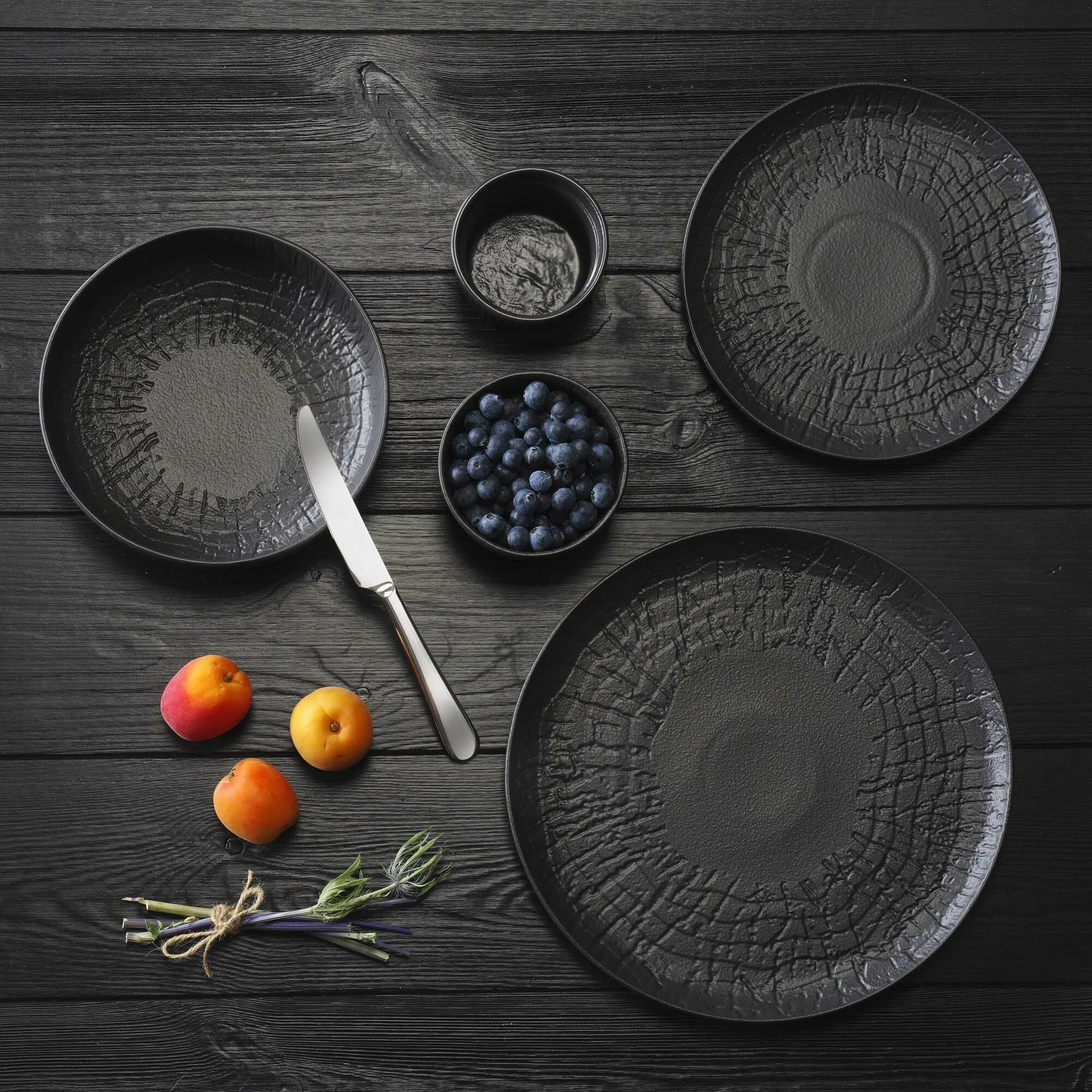 Filxhan kafeje Fine Dine Crust 230ml, i zi, set 6 copë | FID-200002623