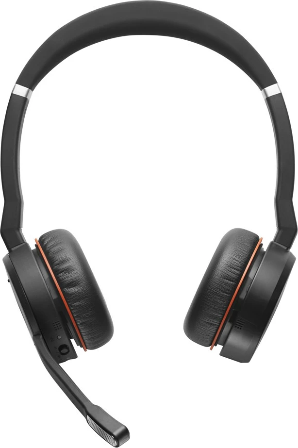 Kufje Jabra Evolve 75 SE UC me bazë karikimi, Wireless & USB, Stereo, e zezë