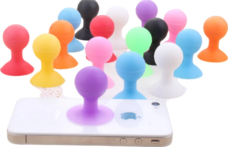 Mbajtëse telefoni Hurtel me kokë të rrumbullakët, silikon, e gjelbër