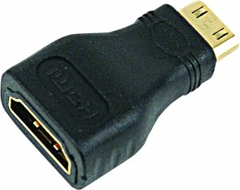 Adapter HDMI Gembird A-HDMI-FC, mini HDMI në HDMI, i zi
