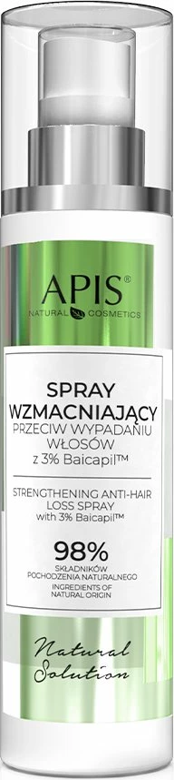 Spray kundër rënies së flokëve APIS Natural Solution Strengthening, 150ml