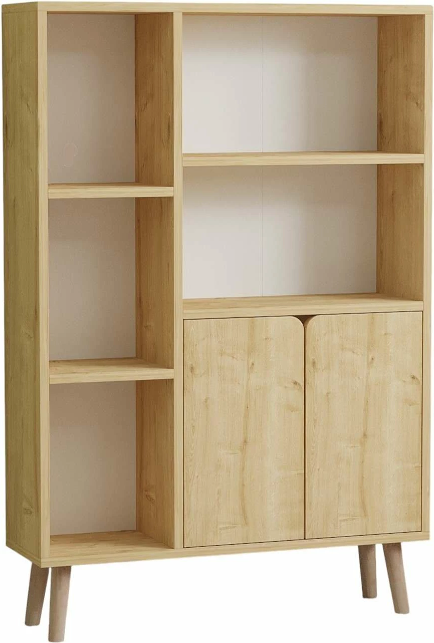 Raft librash Skye Decor, ngjyrë lisi safir