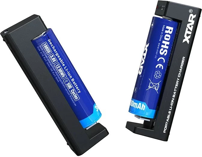 Karikues baterie XTAR MC1C, 1 slot, Li-Ion, USB-C, Zi