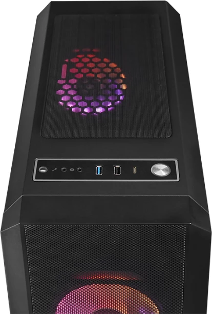 Kasë CHIEFTEC SCORPION 4 GL-04B-UC-OP, ATX, USB-C 3.2, A-RGB, e zezë