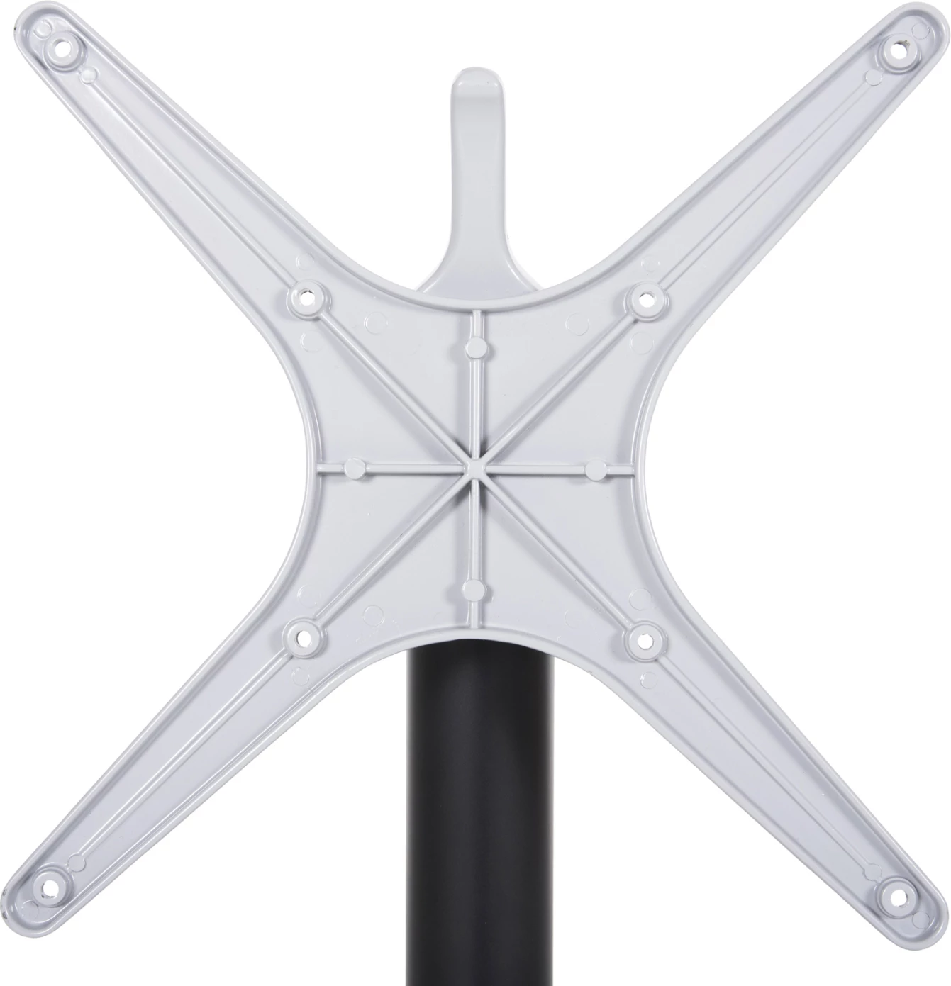 Baza alumini për tavolinë, e palosshme, FH459.01, ngjyrë e zezë mat, 69x69x73-92 me kryq 48x48