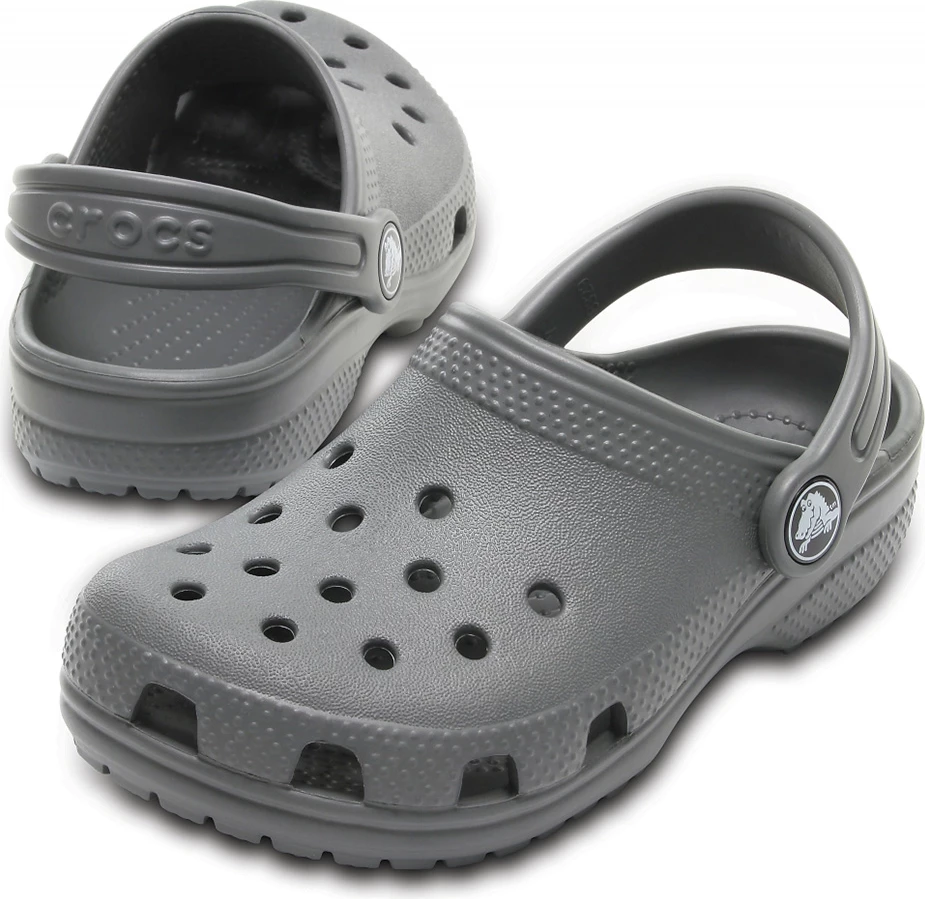 Këpucë clogs për fëmijë Crocs, gri