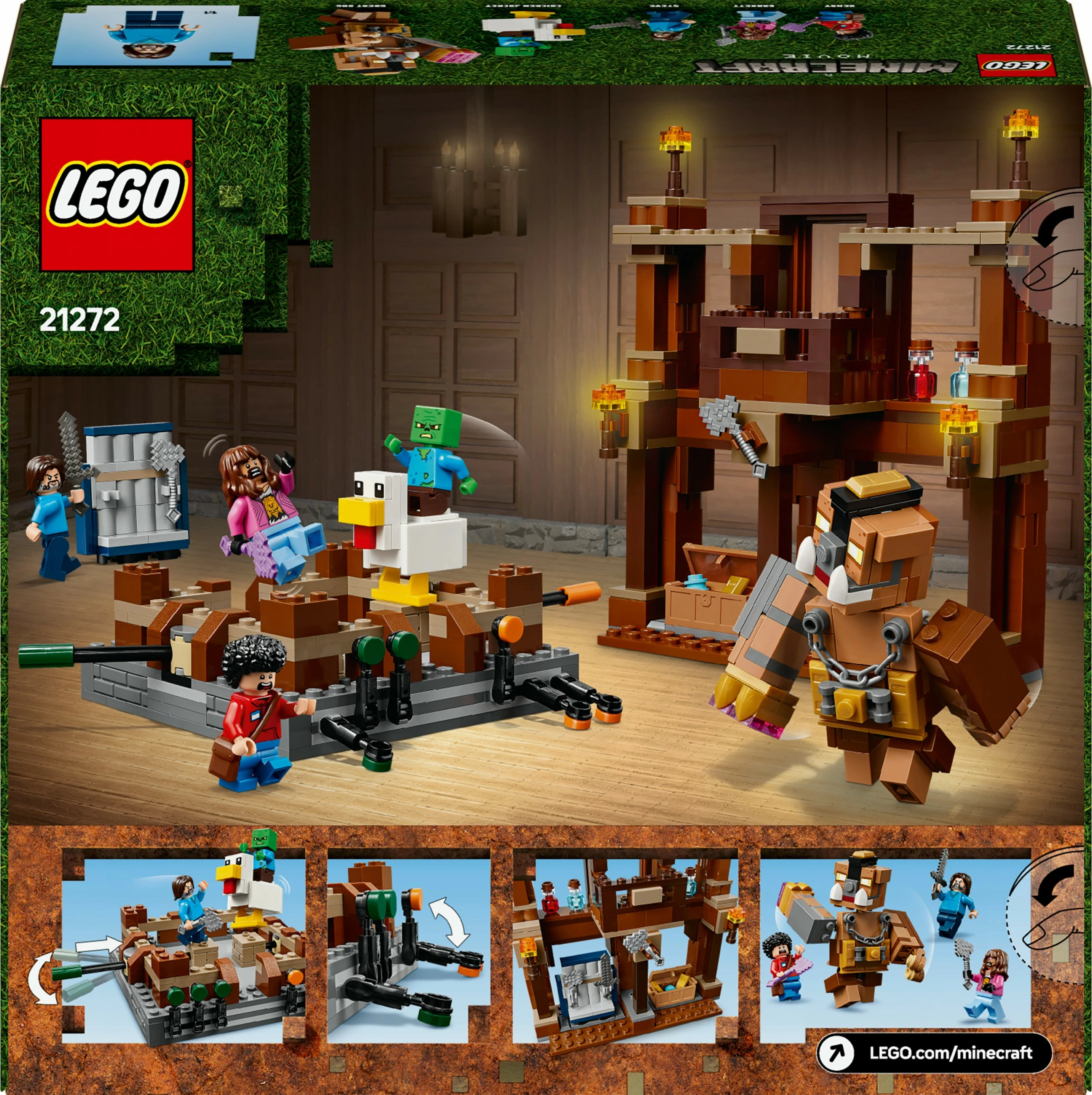 Set ndërtimi LEGO Woodland Mansion Fighting Ring, 491 pjesë, plastikë, shumëngjyrësh