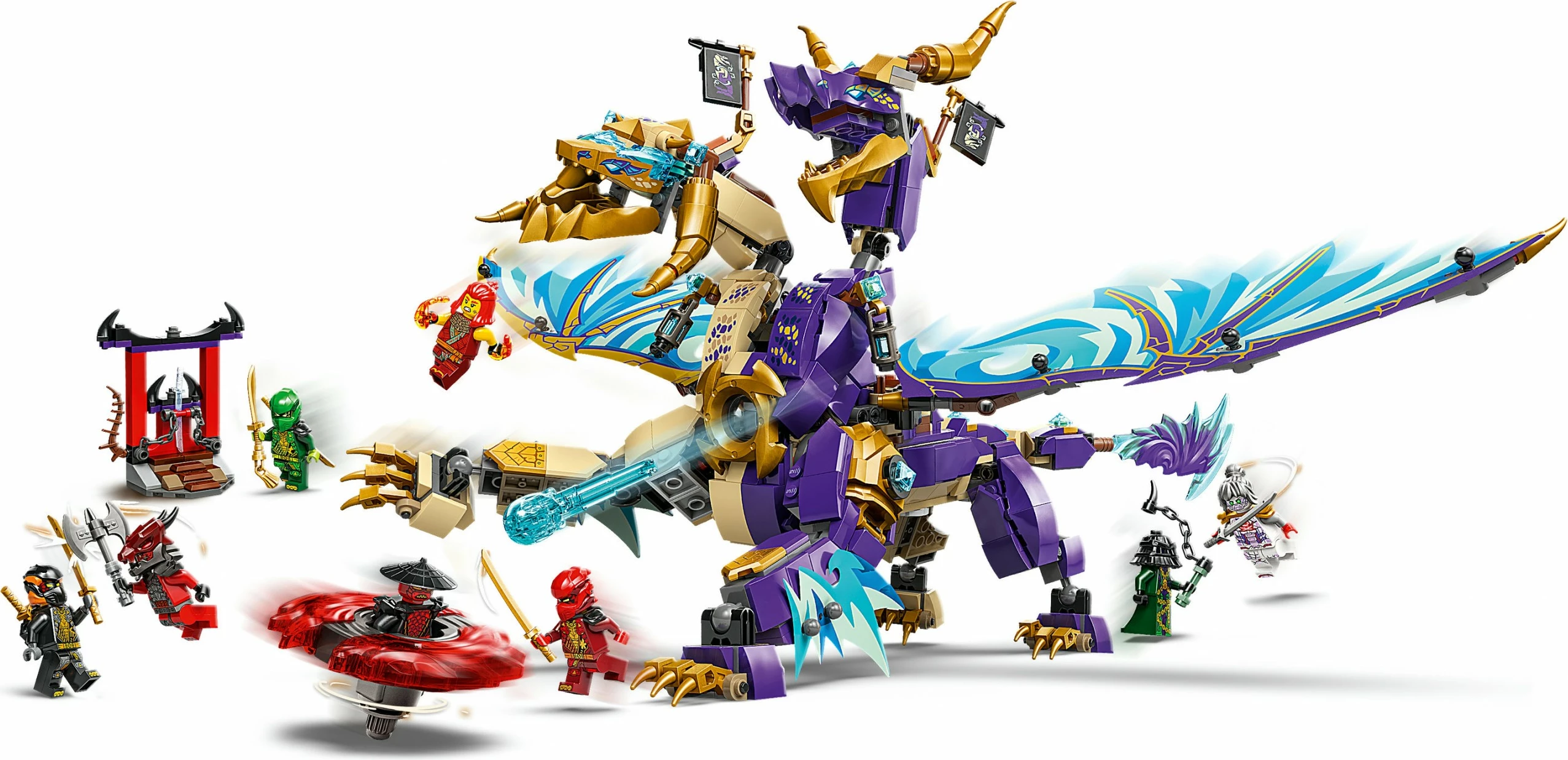Set ndërtimi LEGO Ninjago 71836 Lichtbogendrache, 869 pjesë, multikolor