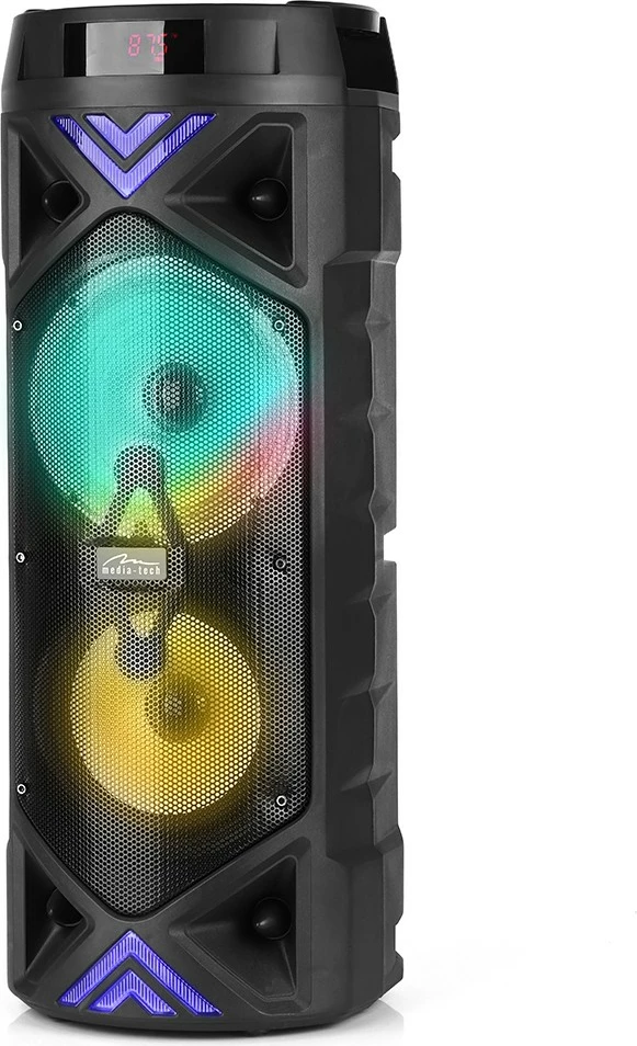 Altoparlant portativ Media-Tech FUNBOX KEG PRO MT3182 me Bluetooth, Karaoke, LED, i zi