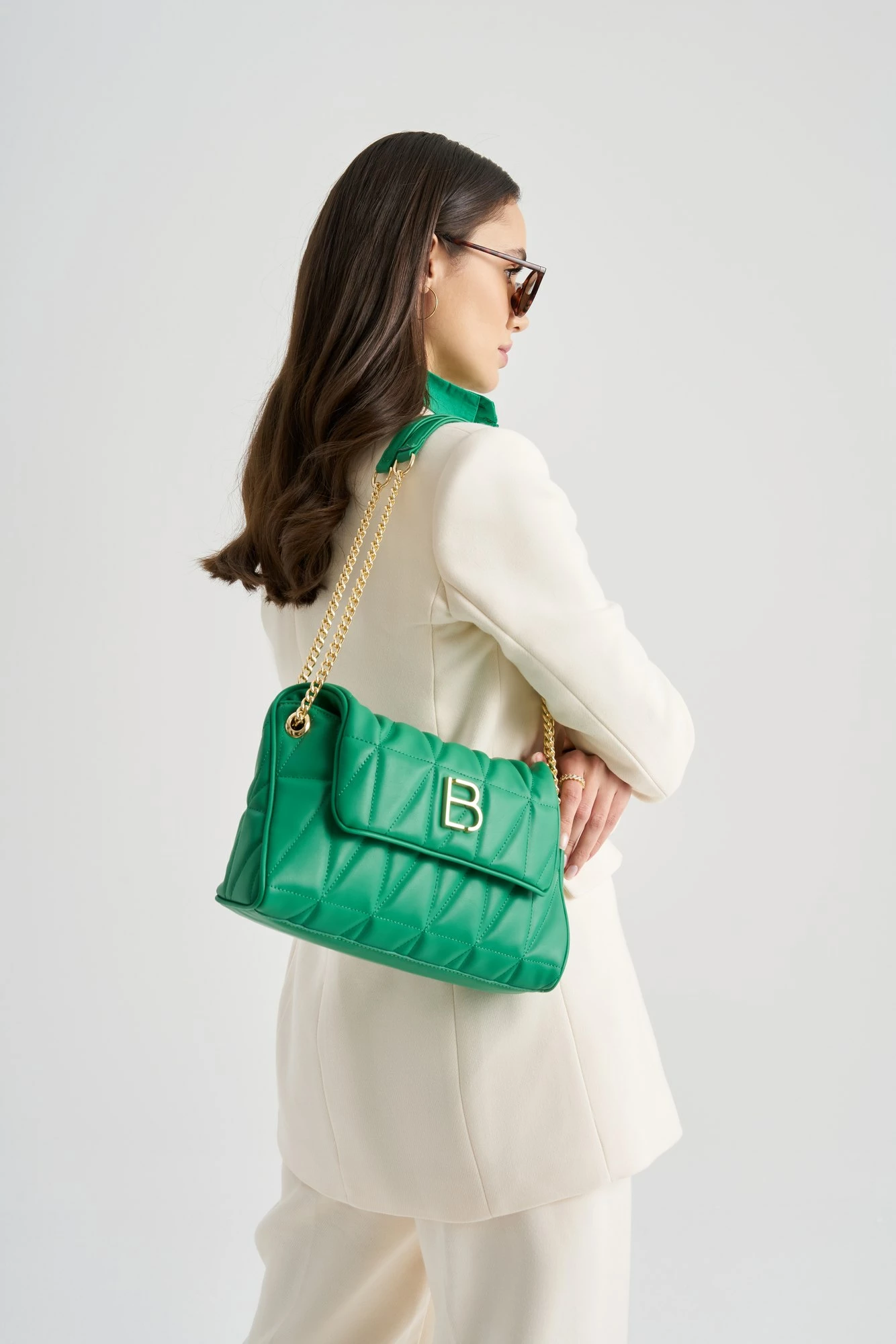 Çantë krahu Lucky Bees, e gjelbër, 1246