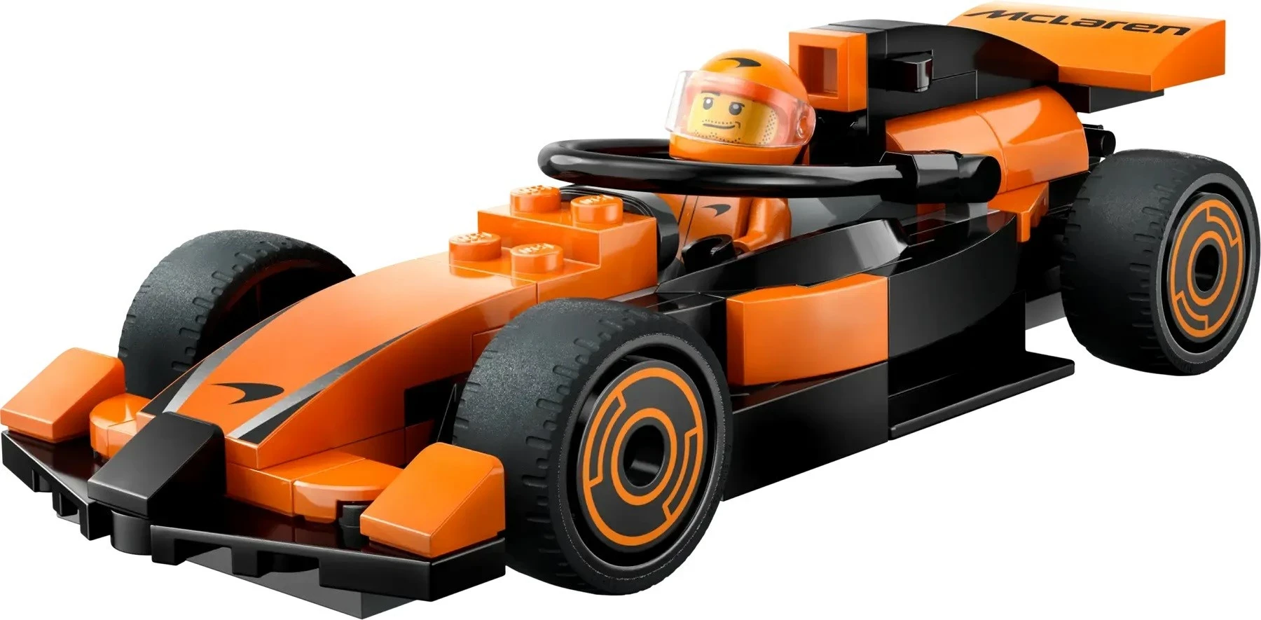 Set LEGO City 60442, Shofer F1 me Makina McLaren, Portokalli