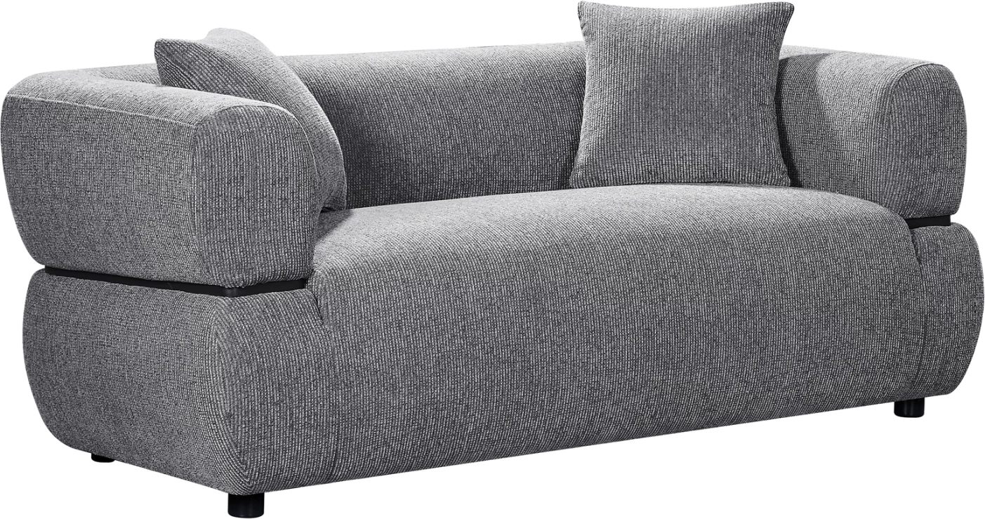 Divan dy ulës ARCTIS, material gri, 169x88x68cm