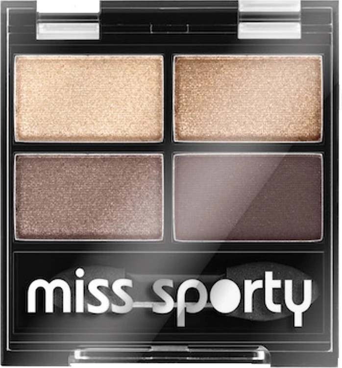 Paletë për sy Miss Sporty Studio Colour Quattro Eye Shadow 403 Smoky Brown Eyes për femra 5g