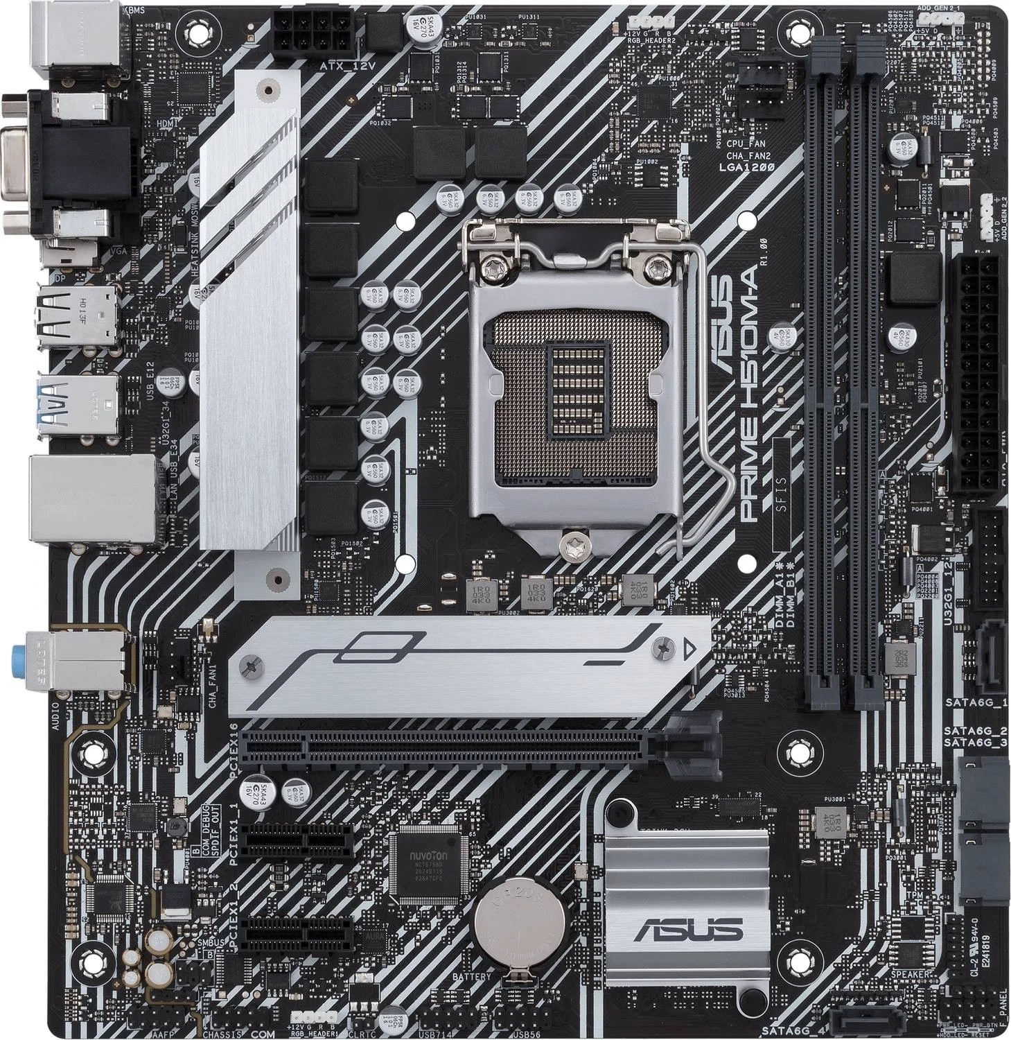 Pllakë amë ASUS Prime H510M-A, Intel H510