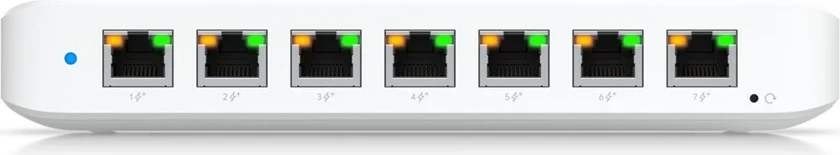 Switch Ubiquiti Ultra 210W, Managed L2, 8 porte Gigabit Ethernet, PoE, Bardhë