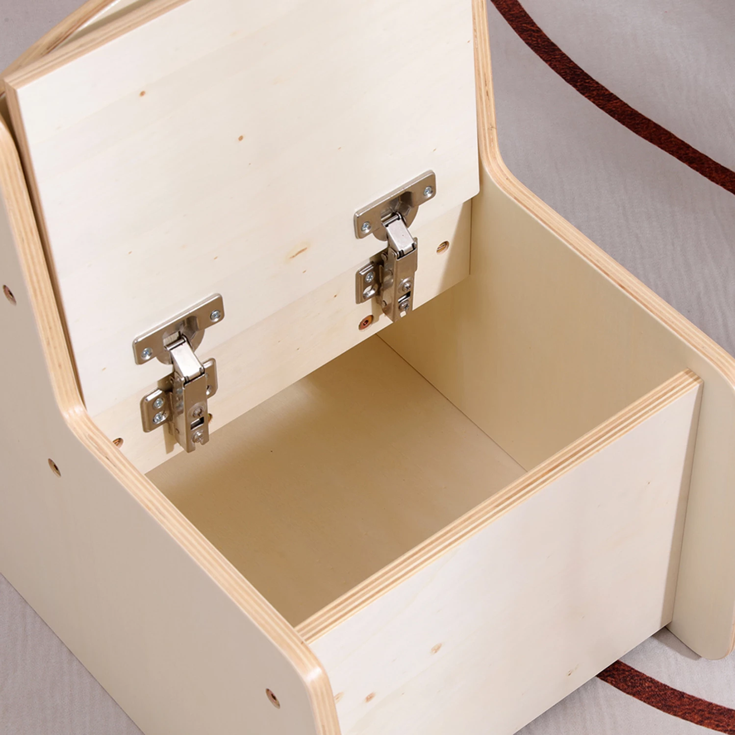 Karrige për fëmijë me hapësirë për ruajtje, natyrale, RICKI FH18343.01, 33x43x47cm