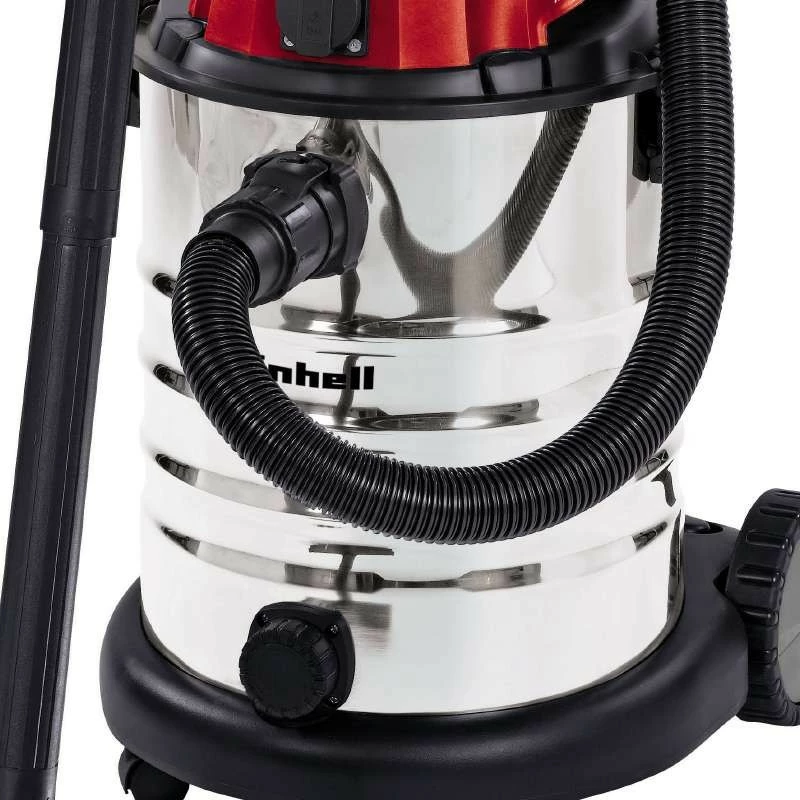 Fshesë me kova Einhell TH-VC 1930 SA, 2000W, 30L, pa qese, e zezë/kuqe/inoks