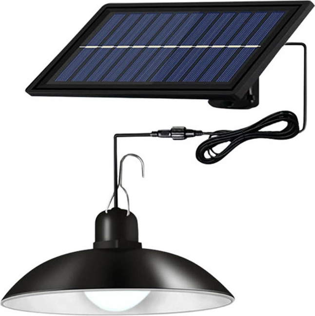 Llambë solare Superfire FF10-B me panel diellor, e bardhë