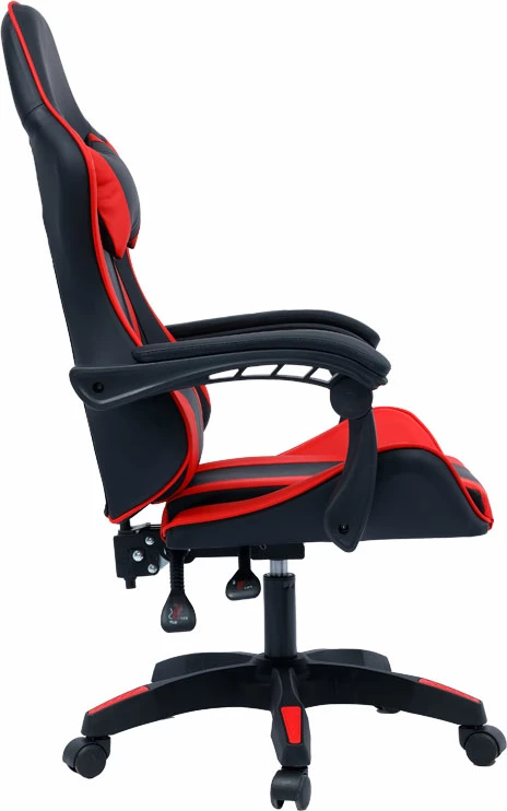 Karrige për gaming William, e zezë/e kuqe