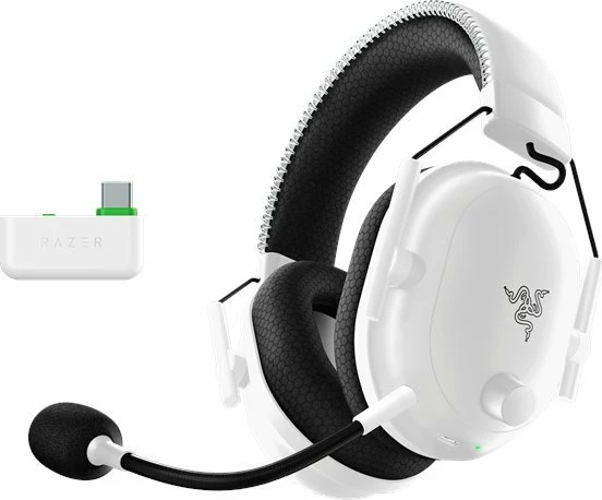 Kufje Razer BlackShark V2 Pro RZ04-04530400-R3M1 wireless, 50 mm, THX Spatial Audio, USB/USB-C, të bardha