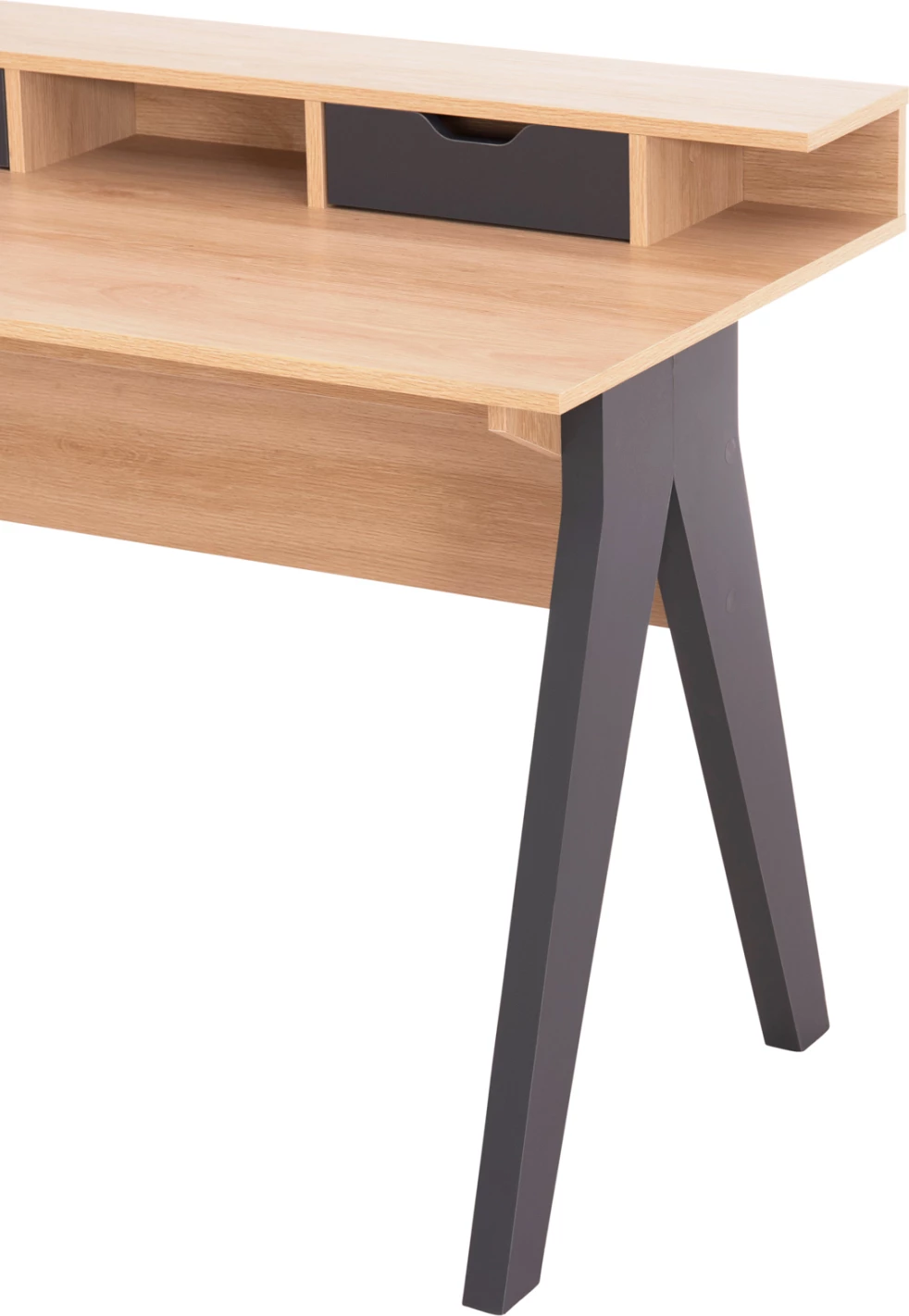 Sipërfaqe Tavoline REXIN FH18290 melamine, ngjyrë sonama-gri, 120x19-59x75-85.5H cm