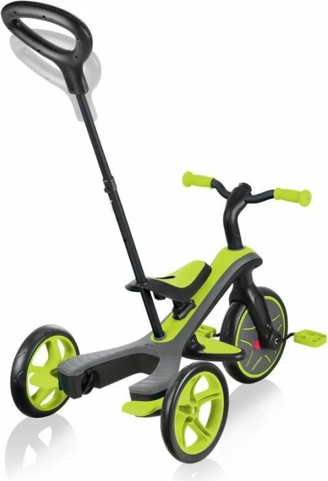 Biçikletë për fëmijë Globber Explorer Trike 4in1, e zezë dhe e verdhë