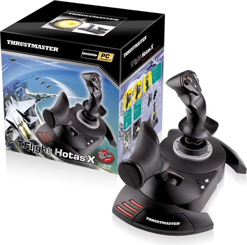 Joystick HOTAS Thrustmaster T-Flight HOTAS X, për PC/PS3, i zi