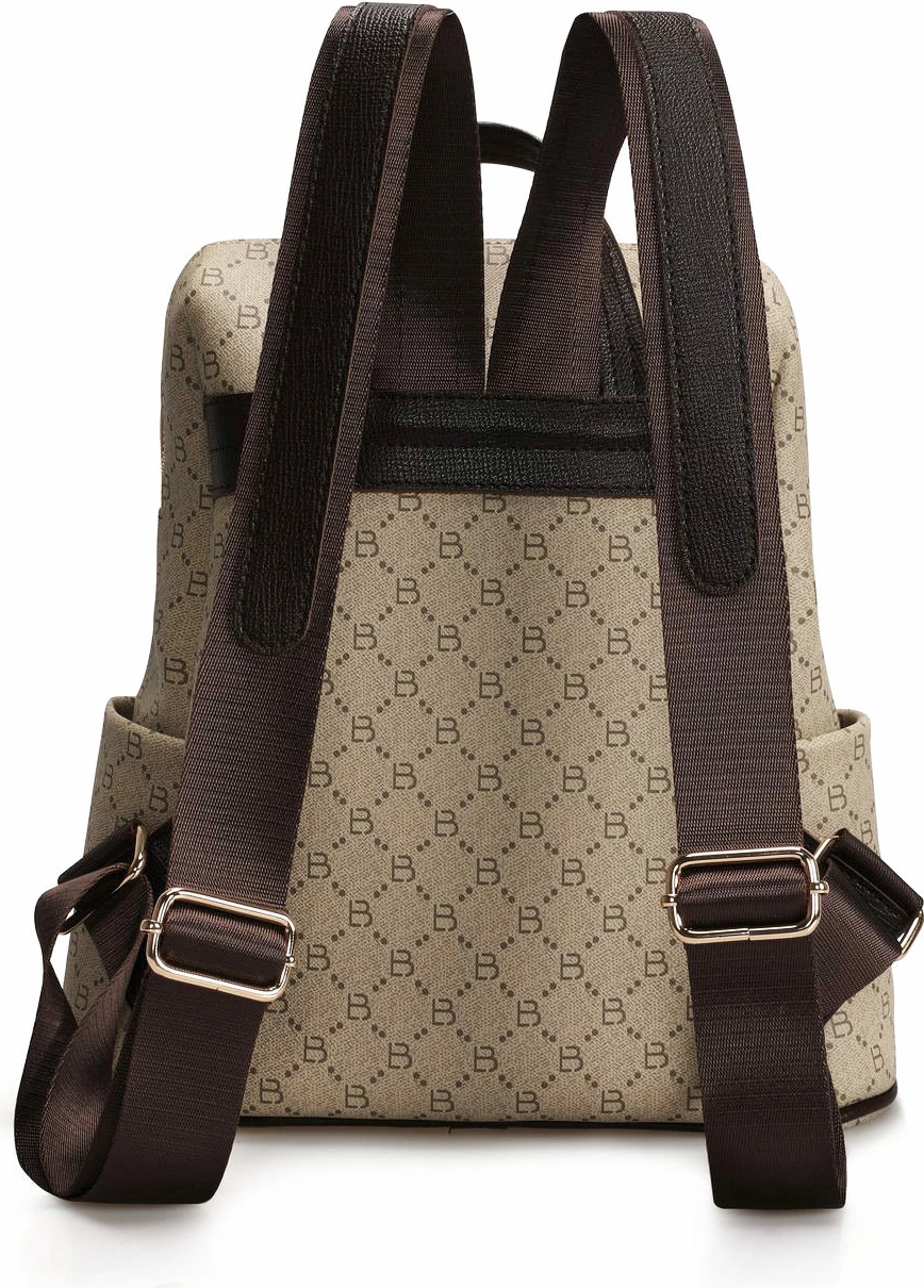 Çantë shpine Lucky Bees, krem dhe kafe, 359 v2