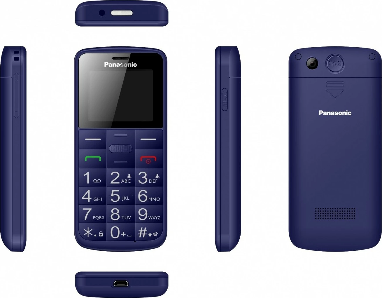 Celular Panasonic KX-TU110, 32 MB, Blu