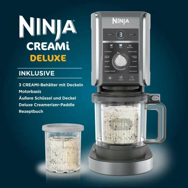 Aparati për akullore Ninja CREAMi Deluxe, 2.1 L, 800 W