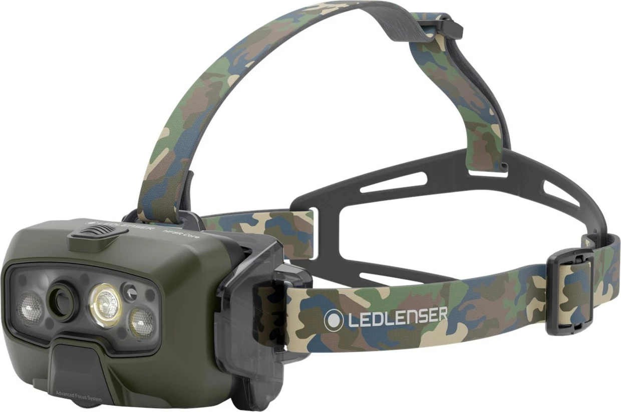 Dritë koke Ledlenser HF8R Core RGB, Kamuflazh